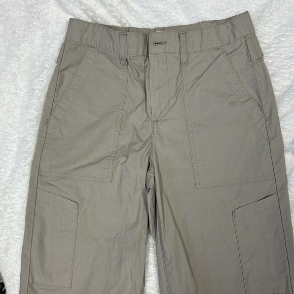 Agolde Tan Cropped Ankle wide leg pants - Picture 7 of 16